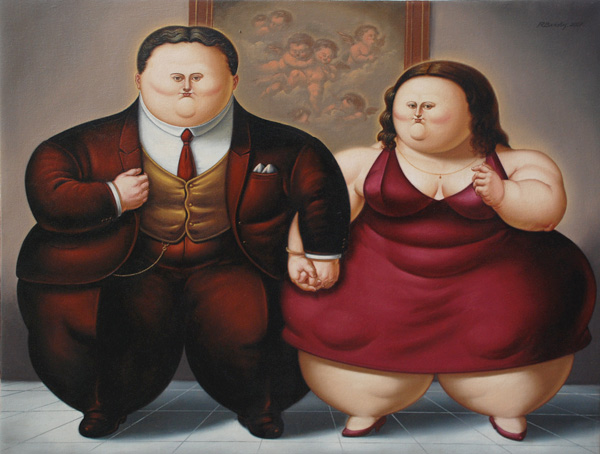 Pareja De Enamorados by Rogelio Barillas